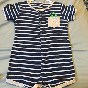 24 m boys snap romper